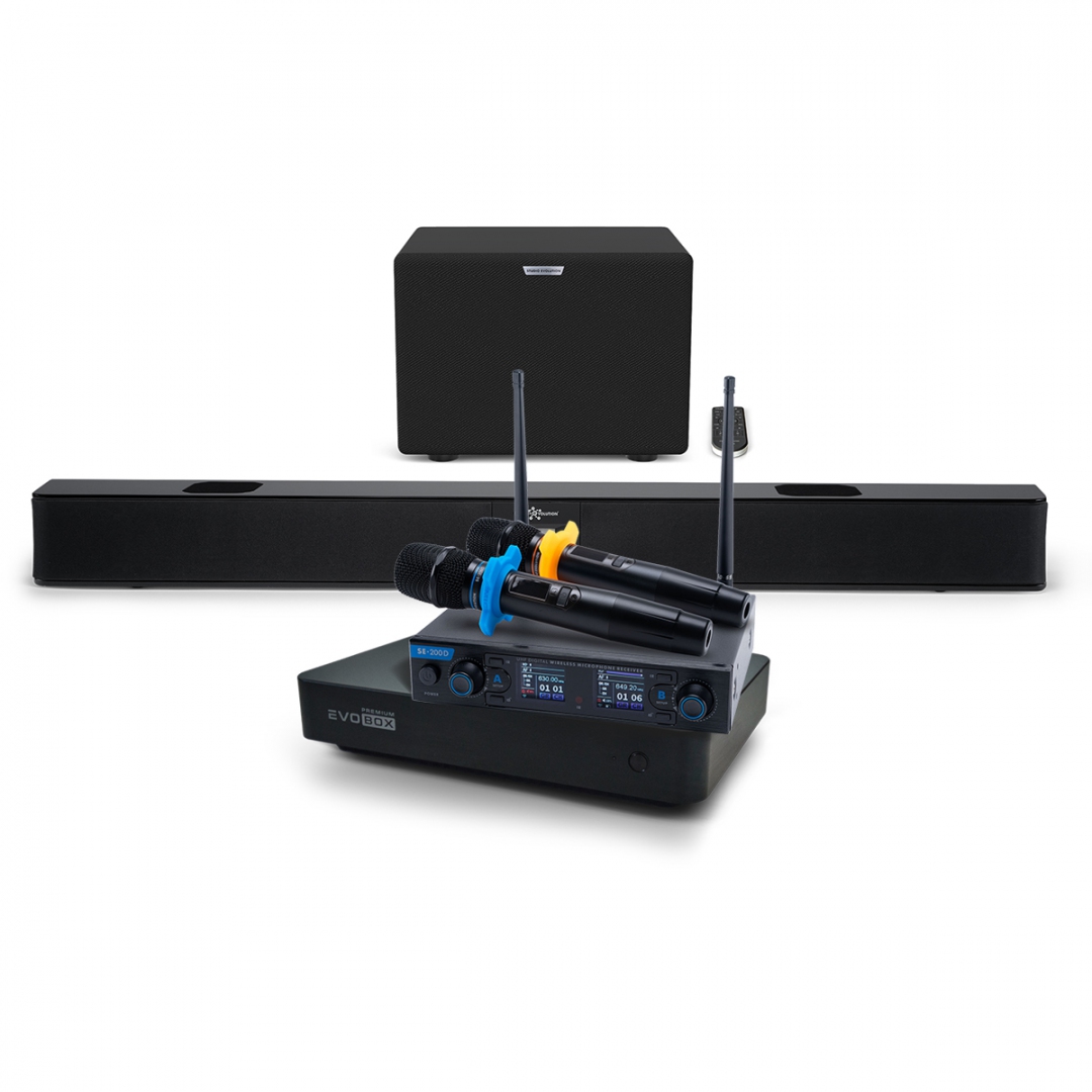 Hi-End караоке-система EVOBOX Premium + EvoSoundBar (саундбар с караоке) в Каменск-Шахтинске