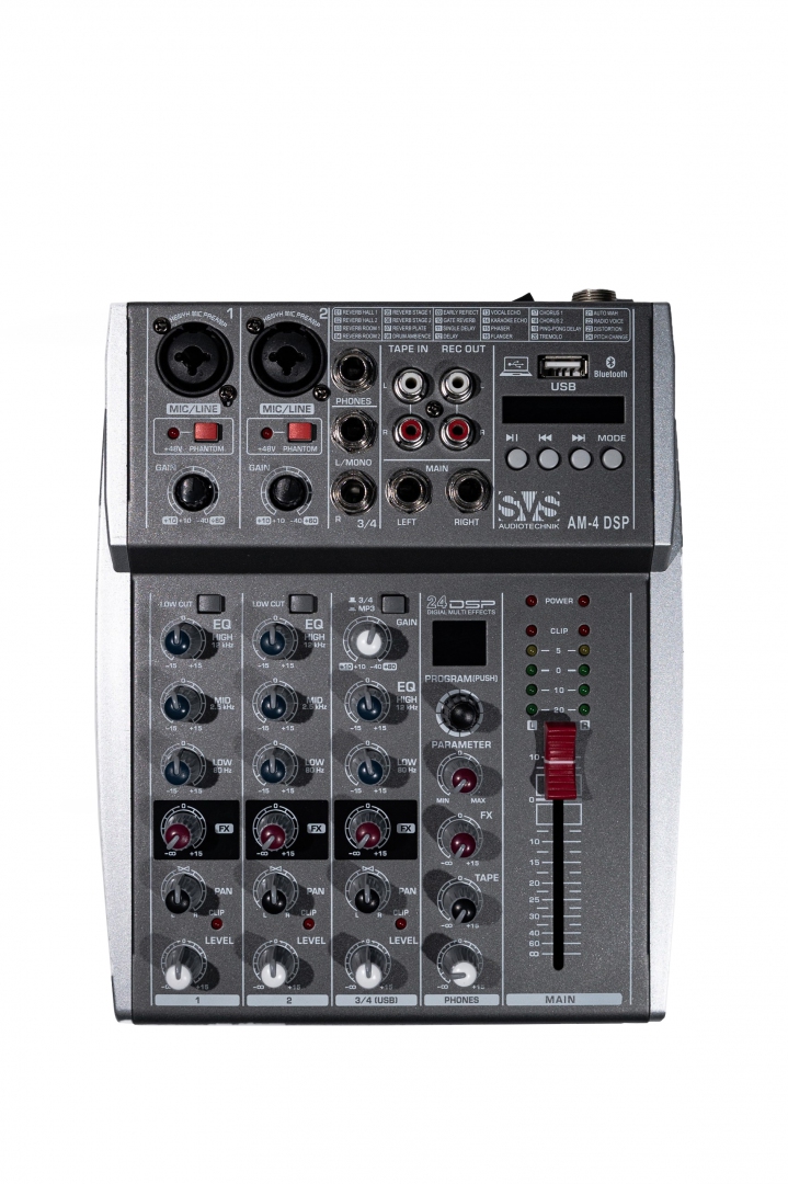 SVS Audiotechnik mixers AM-4 DSP Аналоговый микшерный пульт, 4-канала в Каменск-Шахтинске